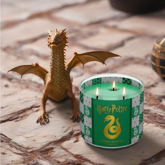 Harry Potter Slytherin 3-Wick Candle by Goose Creek 14.5 oz NEW - Picture 15 of 15